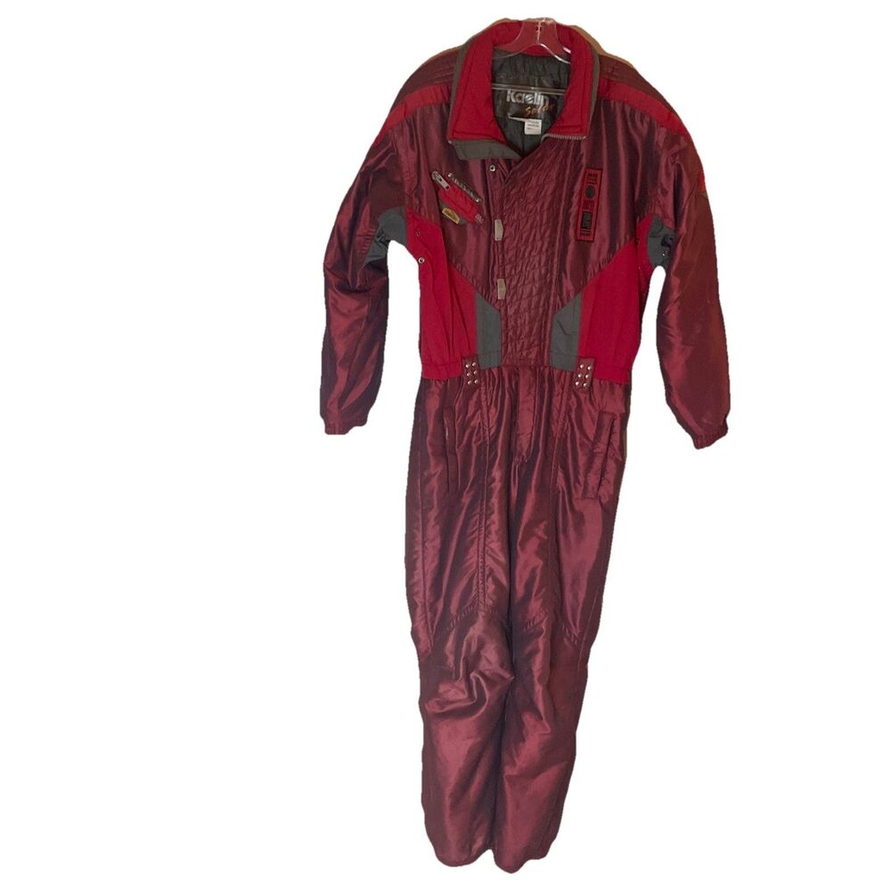 Vintage Kailen Ski Full Body Suit Red Jumpsuit 80’s 90’s RARE Men’s Size L